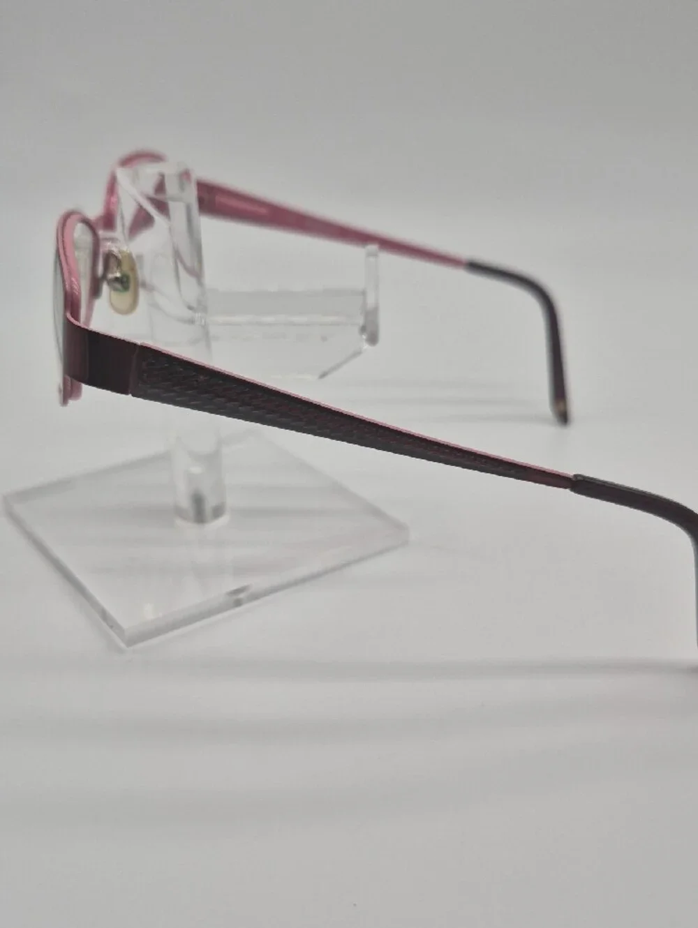 Liz Claiborne Women's Merlot/Pink Eyeglass Frames